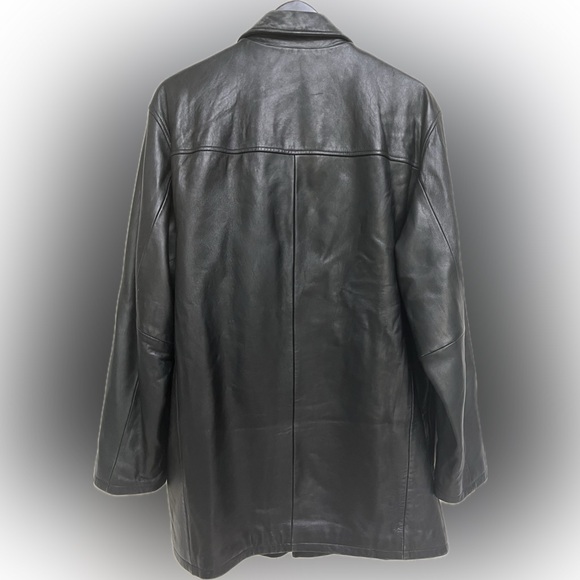 Claiborne Outwear Men’s Lambskin Leather Jacket Size Medium - Picture 2 of 8
